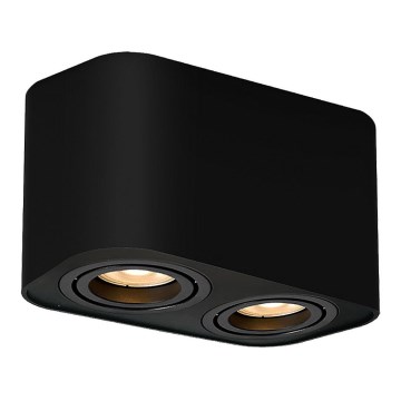 Kohdevalo 2xGU10/42W/230V musta