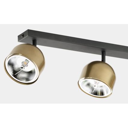 Kohdevalo ALTEA 3xAR111 GU10/50W/230V kulta/musta