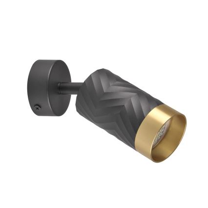 Kohdevalo ARRAS 1xGU10/10W/230V musta