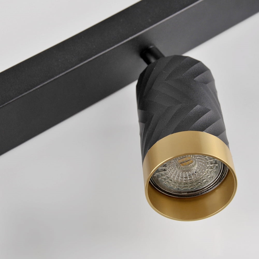 Kohdevalo ARRAS 2xGU10/10W/230V musta