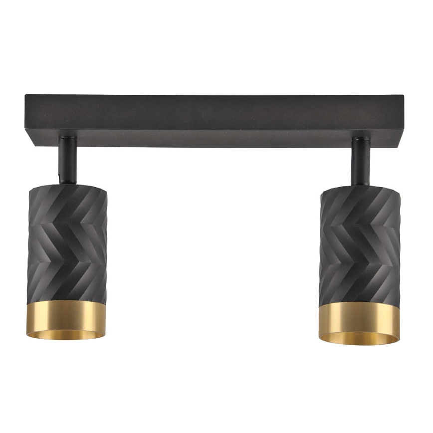 Kohdevalo ARRAS 2xGU10/10W/230V musta