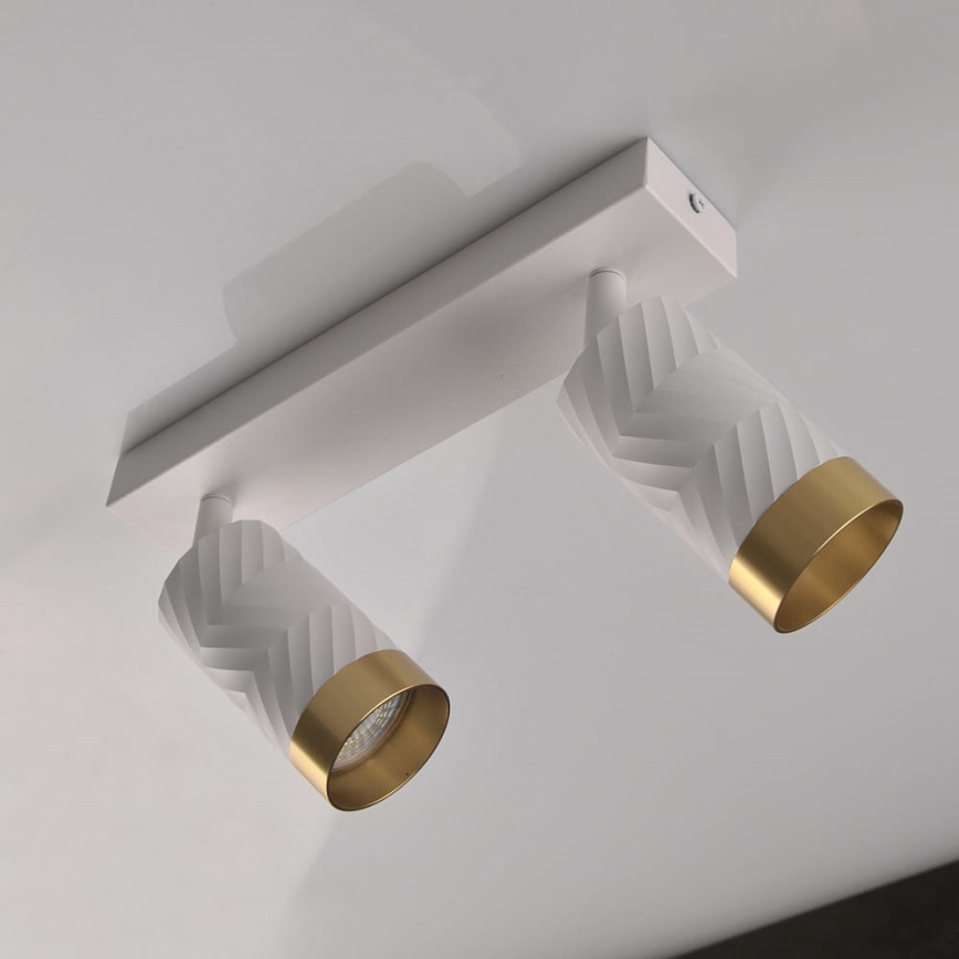 Kohdevalo ARRAS 2xGU10/10W/230V valkoinen