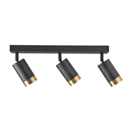 Kohdevalo ARRAS 3xGU10/10W/230V musta