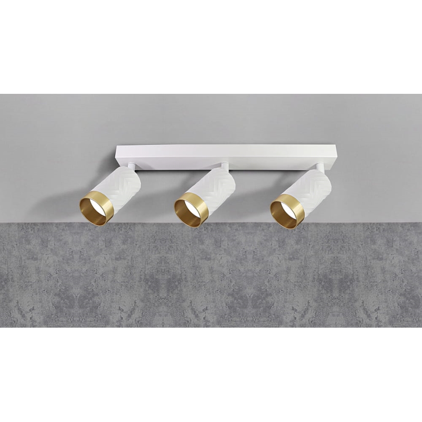 Kohdevalo ARRAS 3xGU10/10W/230V valkoinen