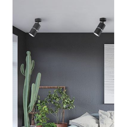 Kohdevalo BAMBOO 1xGU10/10W/230V musta