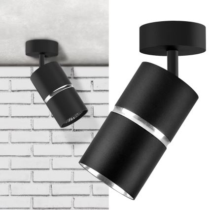 Kohdevalo BAMBOO 1xGU10/10W/230V musta