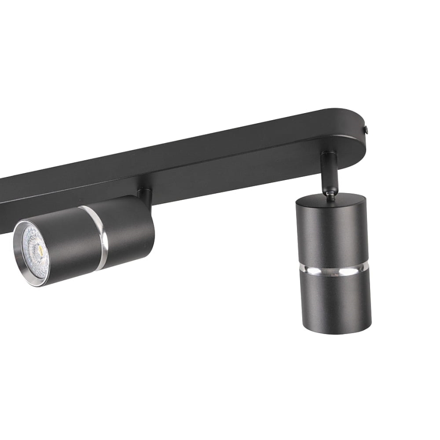 Kohdevalo BAMBOO 3xGU10/10W/230V musta