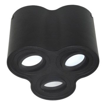 Kohdevalo BAROCO 3xGU10/30W/230V musta