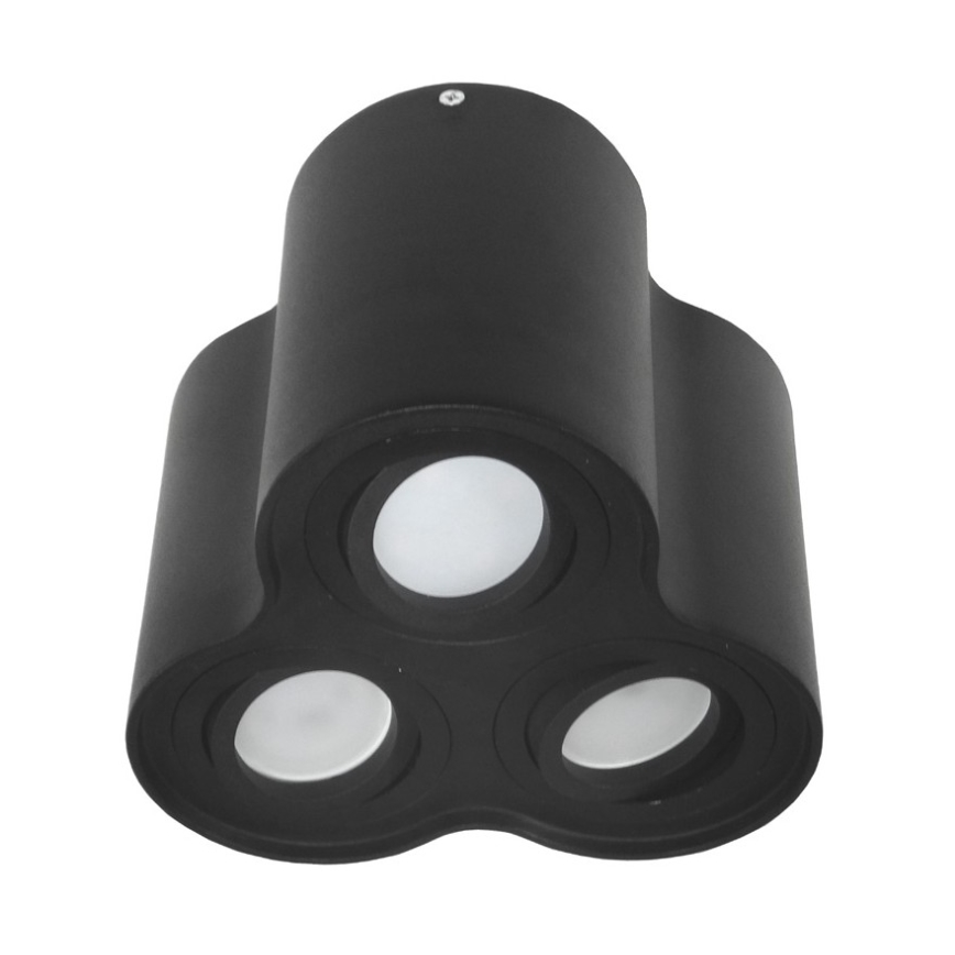 Kohdevalo BAROCO 3xGU10/30W/230V musta