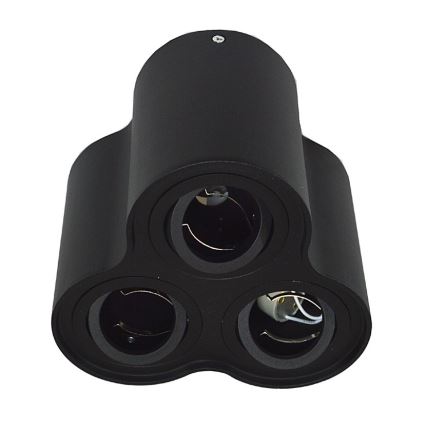 Kohdevalo BAROCO 3xGU10/30W/230V musta