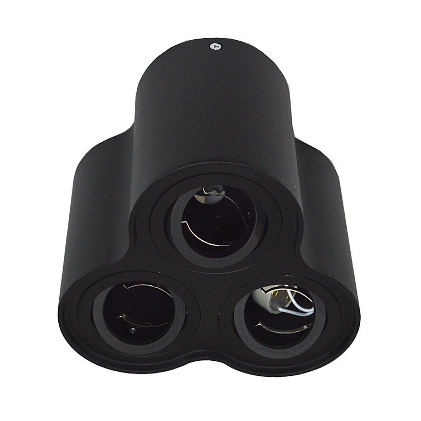 Kohdevalo BAROCO 3xGU10/30W/230V musta