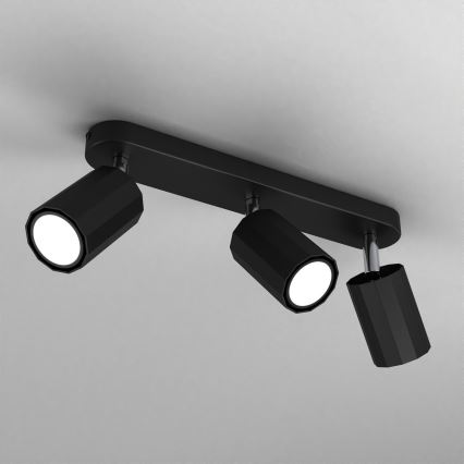 Kohdevalo BELLO 3xGU10/8W/230V musta