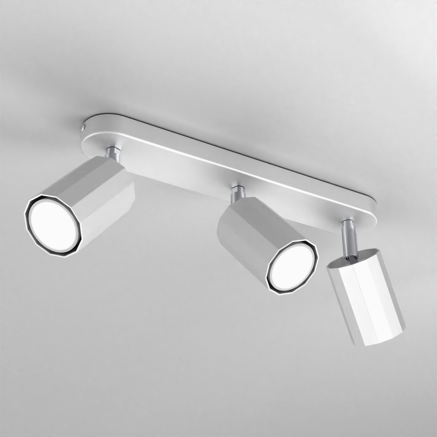 Kohdevalo BELLO 3xGU10/8W/230V valkoinen