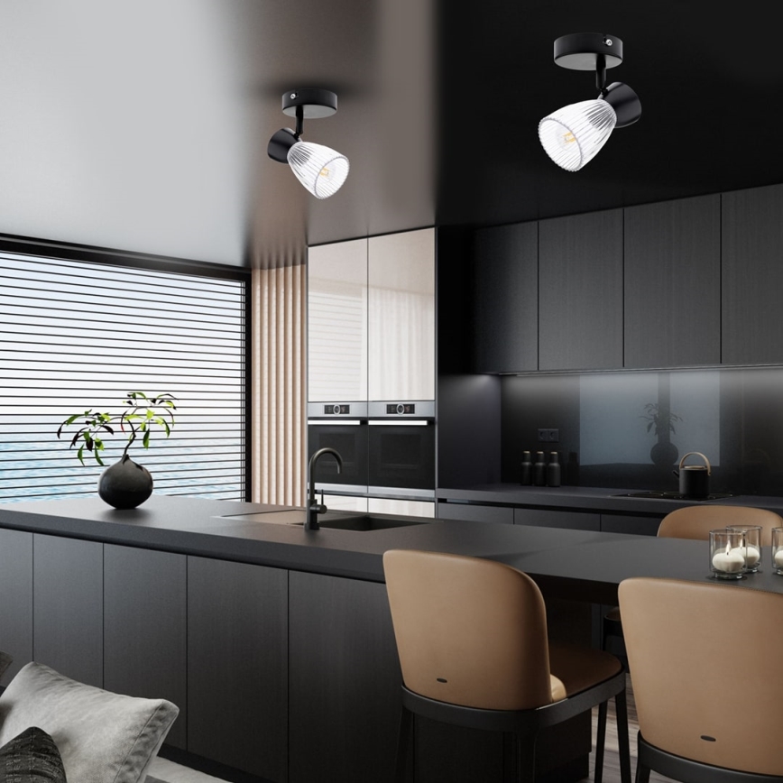 Kohdevalo BEST 1xE14/40W/230V musta