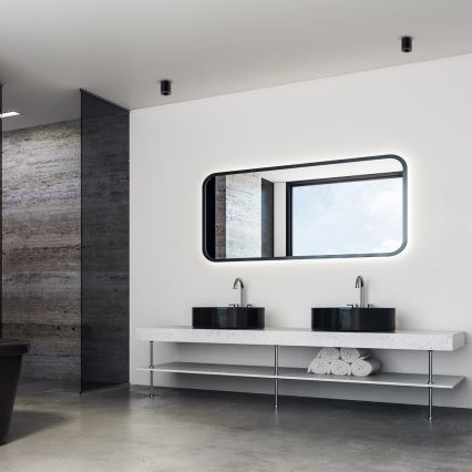 Kohdevalo BIMA 1xGU10/25W/230V pyöreä musta