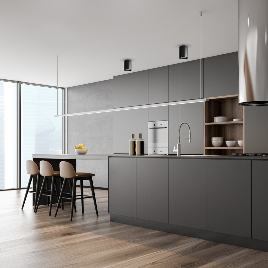 Kohdevalo BIMA 1xGU10/25W/230V pyöreä musta