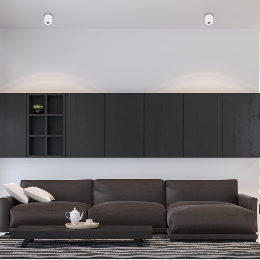 Kohdevalo BIMA 1xGU10/25W/230V pyöreä valkoinen