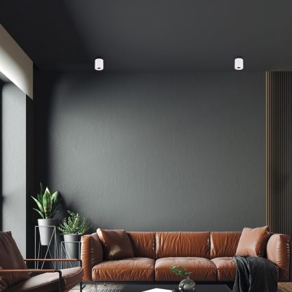 Kohdevalo BIMA 1xGU10/25W/230V pyöreä valkoinen