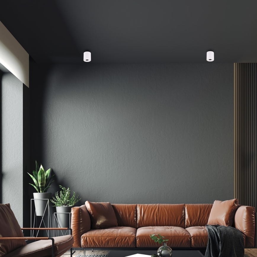 Kohdevalo BIMA 1xGU10/25W/230V pyöreä valkoinen