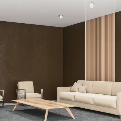 Kohdevalo BIMA 1xGU10/25W/230V pyöreä valkoinen