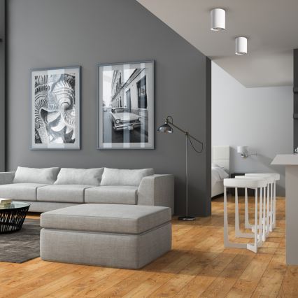 Kohdevalo BIMA 1xGU10/25W/230V pyöreä valkoinen