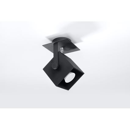 Kohdevalo CEDRA 1 1xGU10/40W/230V musta