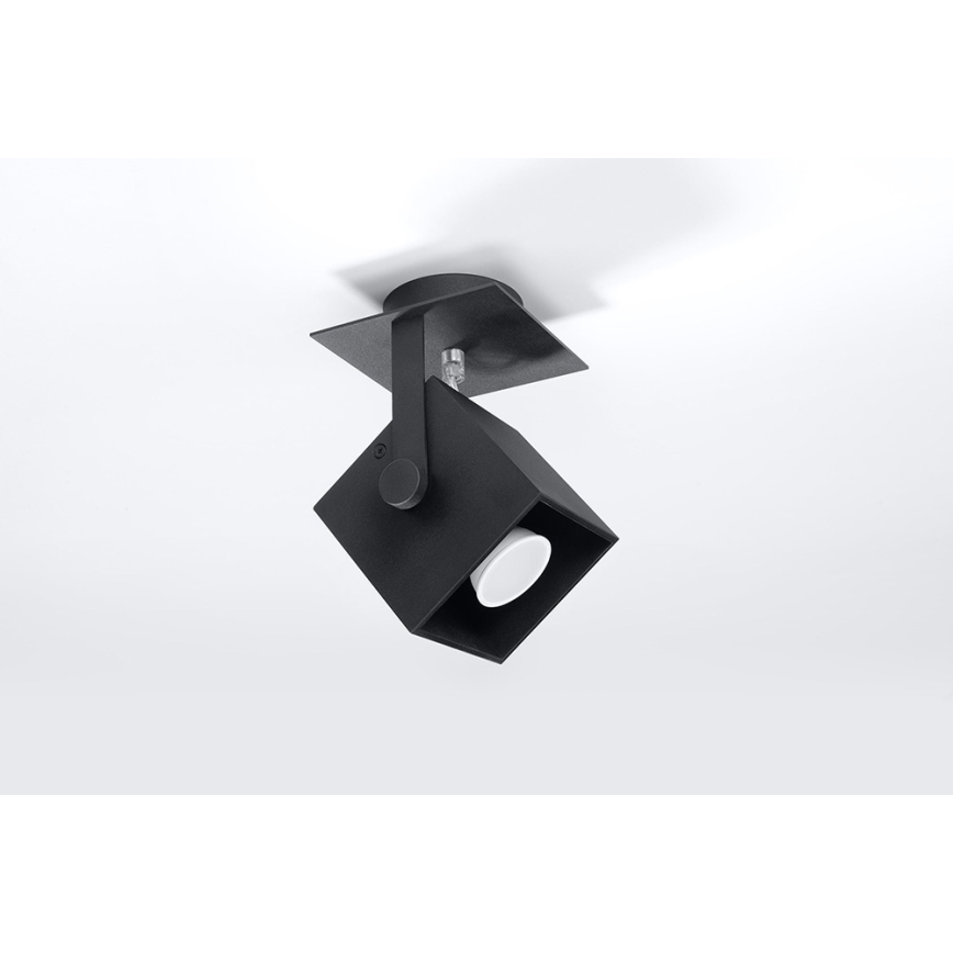 Kohdevalo CEDRA 1 1xGU10/40W/230V musta