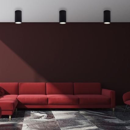 Kohdevalo CLEO 1xE27/24W/230V musta