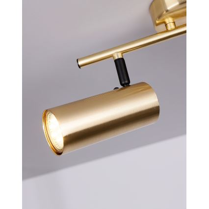 Kohdevalo COLLY 2xGU10/15W/230V kulta