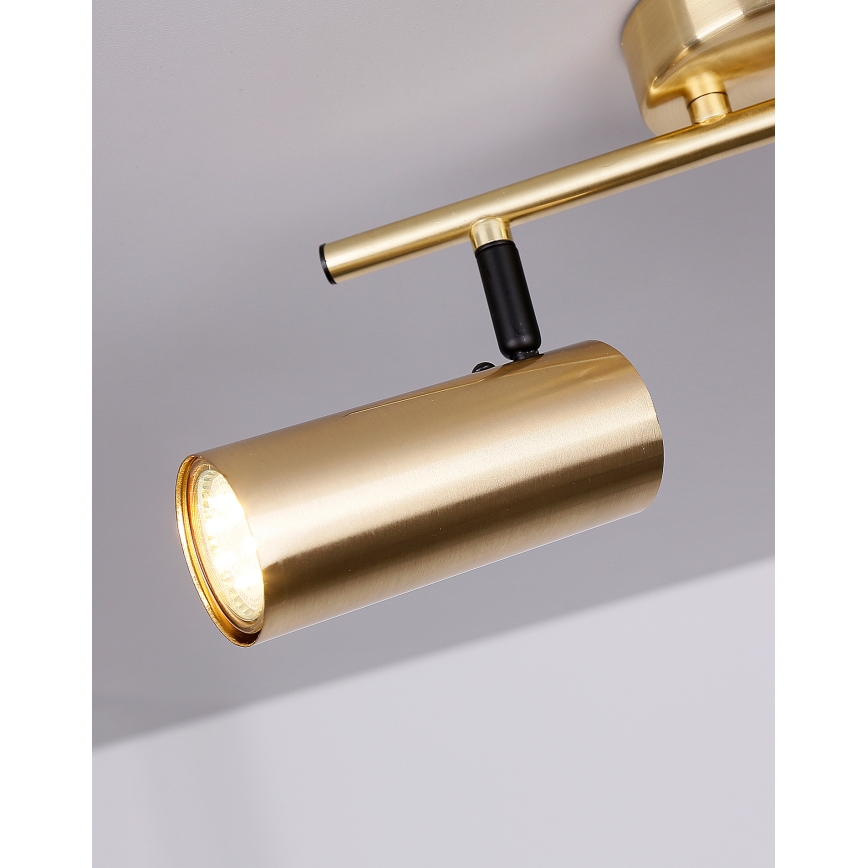 Kohdevalo COLLY 2xGU10/15W/230V kulta