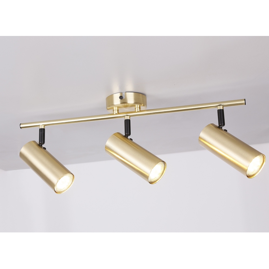 Kohdevalo COLLY 3xGU10/15W/230V kulta