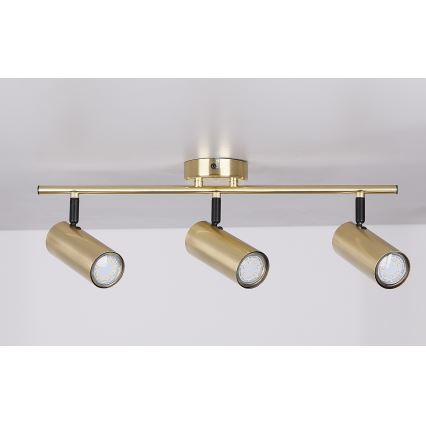 Kohdevalo COLLY 3xGU10/15W/230V kulta