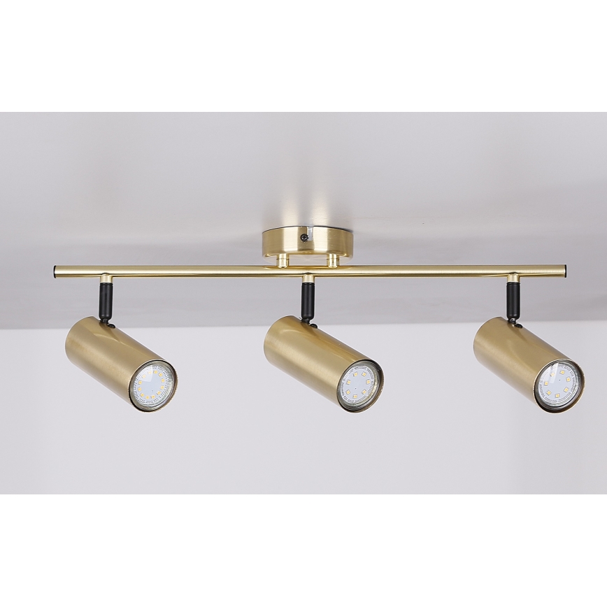 Kohdevalo COLLY 3xGU10/15W/230V kulta