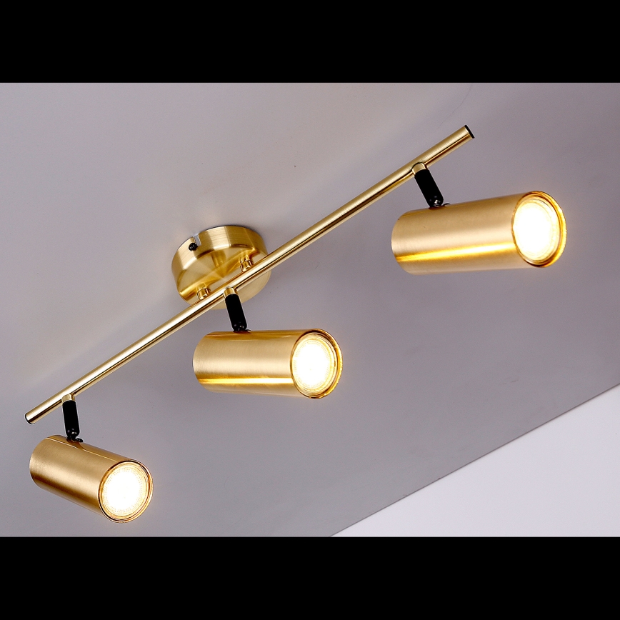 Kohdevalo COLLY 3xGU10/15W/230V kulta