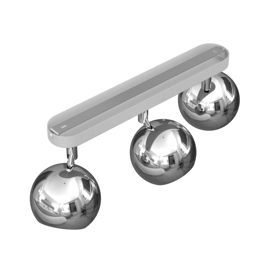 Kohdevalo COMET 3xGU10/8W/230V valkoinen/kiiltävä kromi