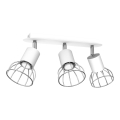 Kohdevalo DANTE 3xGU10/25W/230V valkoinen/kiiltävä kromi