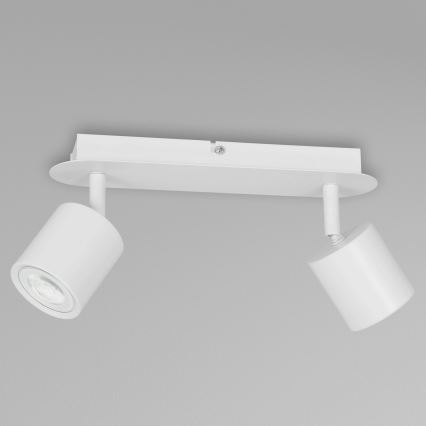 Kohdevalo DEMIA 2xGU10/8W/230V valkoinen