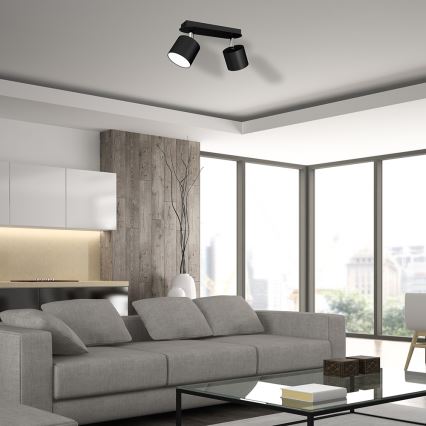 Kohdevalo DIXIE 2xGX53/11W/230V musta