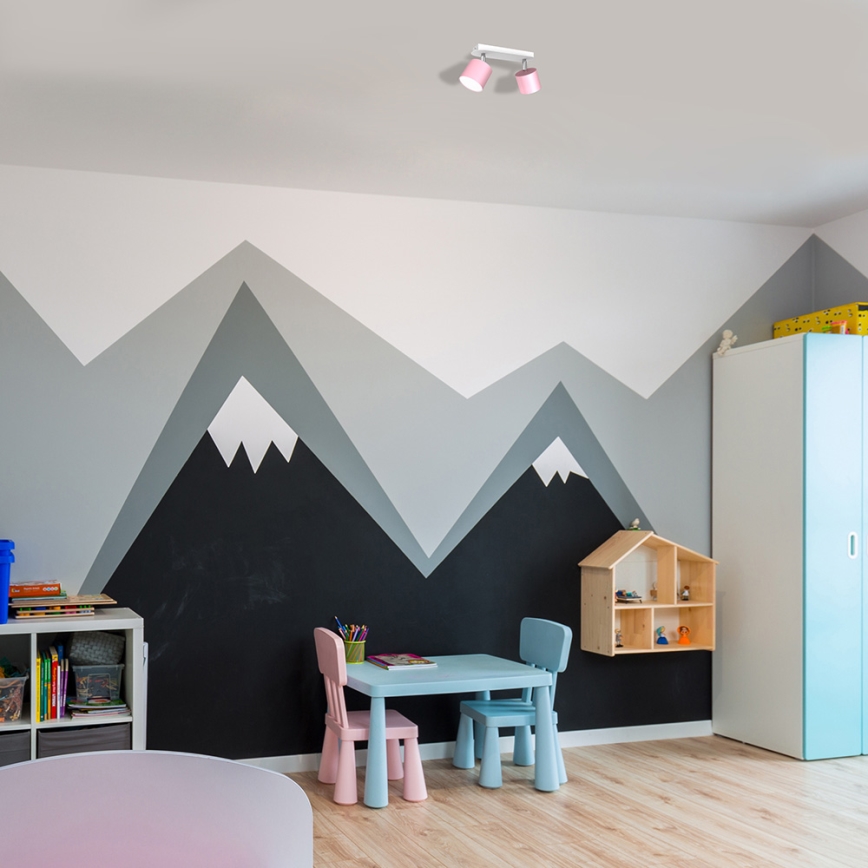 Kohdevalo DIXIE 2xGX53/11W/230V pinkki