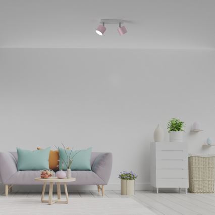 Kohdevalo DIXIE 2xGX53/11W/230V pinkki