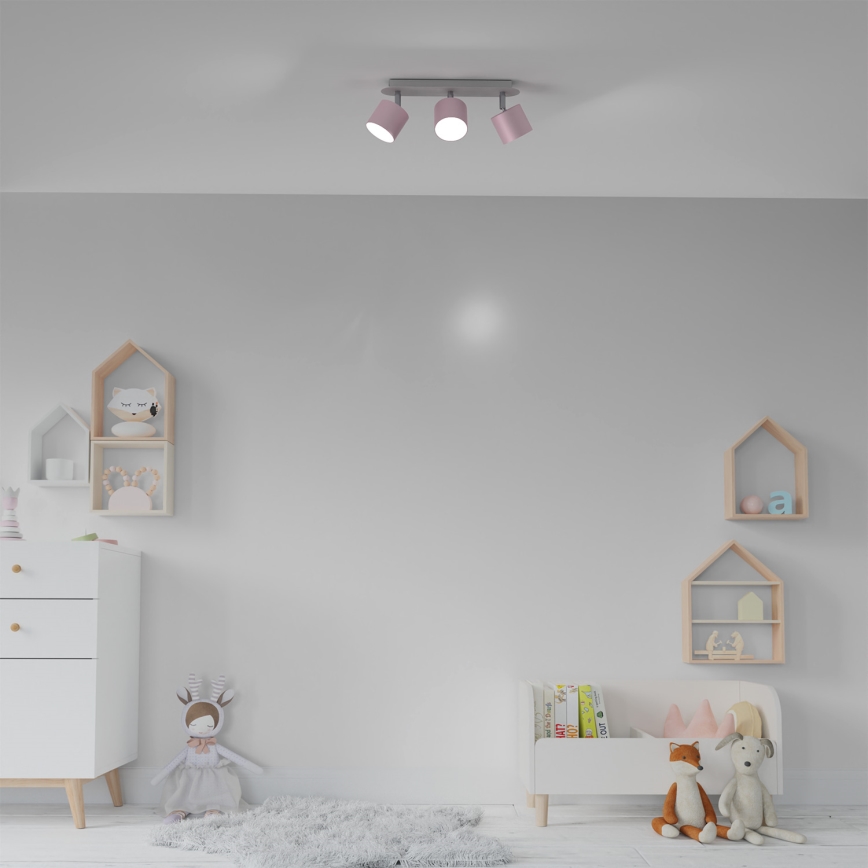 Kohdevalo DIXIE 3xGX53/11W/230V pinkki