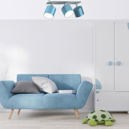 Kohdevalo DIXIE 3xGX53/11W/230V sininen