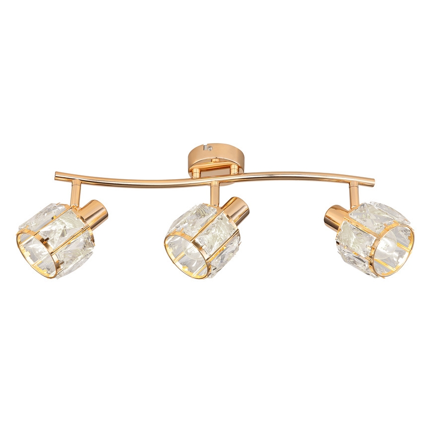 Kohdevalo DUBAI 3xE14/40W/230V Ruusukulta