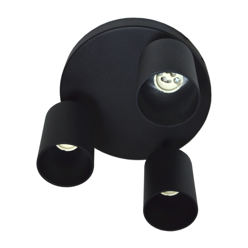 Kohdevalo FARGO 3xGU10/30W/230V musta