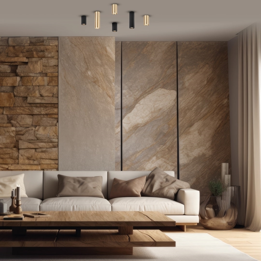 Kohdevalo GENESIS 1xGU10/8W/230V 10 cm musta