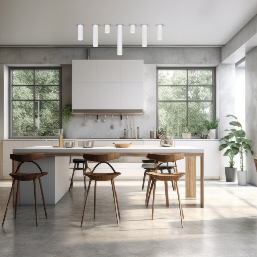 Kohdevalo GENESIS 1xGU10/8W/230V 20 cm valkoinen