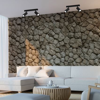 Kohdevalo HUDSON 2xGU10/8W/230V musta