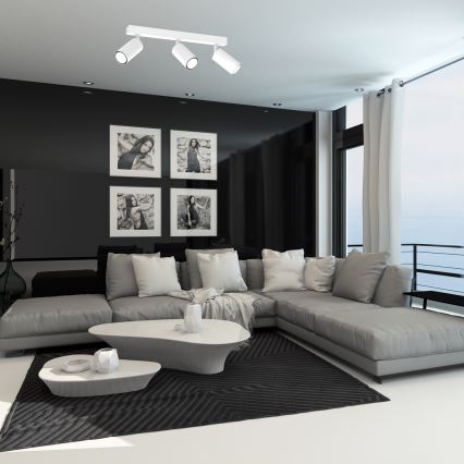 Kohdevalo HUDSON 3xGU10/8W/230V valkoinen