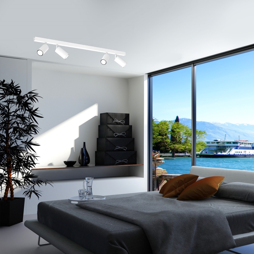 Kohdevalo HUDSON 4xGU10/8W/230V valkoinen