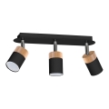 Kohdevalo JOKER BLACK WOOD 3xGU10/8W/230V